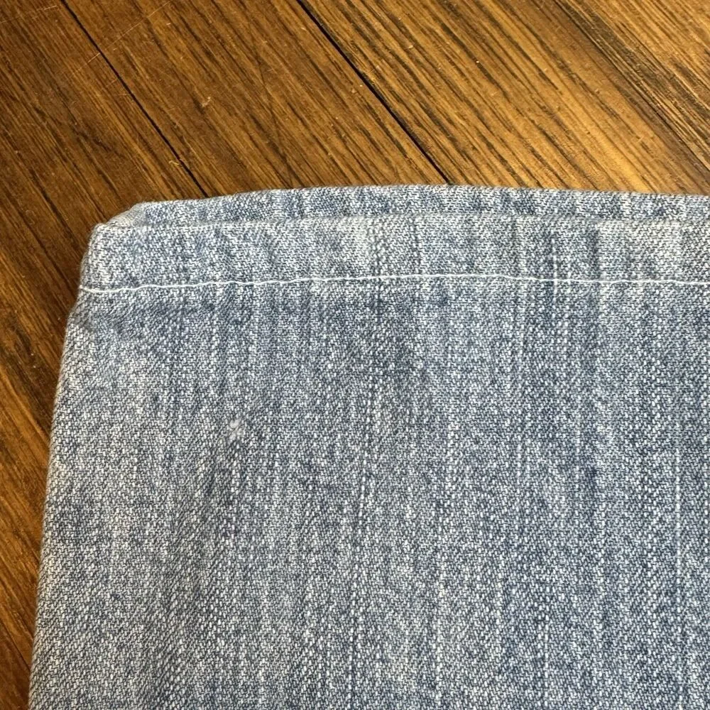 J.CREW Women’s Light Wash Blue Straight Denim Jeans, 100% Cotton Size 8